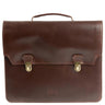 Buckle & Seam Notes - Aktentasche 15" 40 cm (brown-dots)