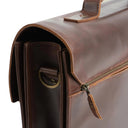 Buckle & Seam Notes - Aktentasche 15" 40 cm (brown - dots) - Markenkoffer