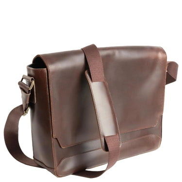 Buckle & Seam Times - Messenger Bag 15.7" 36 cm (braun - getupft) - Markenkoffer