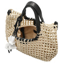 FREDsBRUDER Sun Carrier Square - Shopper (natural straw & black) - Ansicht 6