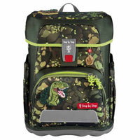 Step by Step Cloud - Set di zaino scolastico 5 pezzi (Dino Torex)