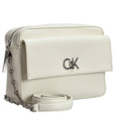 Calvin Klein CK Re - Lock - Umhängetasche 22 cm (lily white) - Markenkoffer