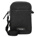 Calvin Klein Embossed Wovan - Umhängetasche 17 cm (black) - Markenkoffer