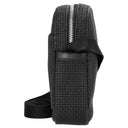 Calvin Klein Embossed Wovan - Umhängetasche 17 cm (black) - Markenkoffer