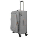 Travelite Umbria - 4-Rollen-Trolley M 67 cm erw. (smoky grey) - Ansicht 6