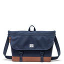 Herschel Cove Messenger - Umhängetasche 16" 50 cm (navy/saddle brown)