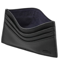 Lacoste Uomo Classic - Portacarte di credito 6cc 12,5 cm (nero)
