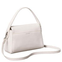Calvin Klein Emblem Pebb - Borsa a tracolla (white alyssum)