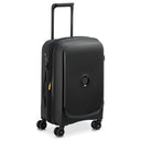 Delsey Paris Belmont Plus - 4 - Rollen - Kabinentrolley recycelt 55 cm erw. (schwarz) - Markenkoffer