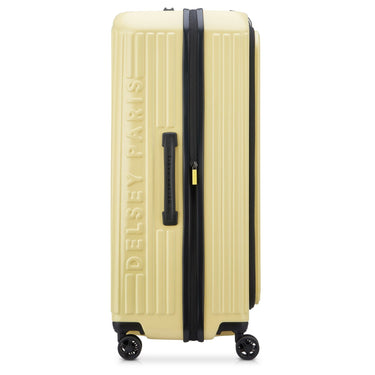 Delsey Paris Securitime - 4 - Rollen - Trolley L 77 cm erw. (blassgelb) - Markenkoffer
