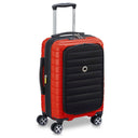 Delsey Paris Shadow 5.0 - 4-Rollen-Kabinentrolley mit Vordertasche S 55 cm erw. USB (intensives rot) - Ansicht 4