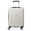 Delsey Paris Shadow 5.0 - 4-Rollen-Kabinentrolley Slim Line USB 55 cm (elfenbein)