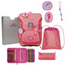 DerDieDas ErgoFlex Easy Exklusiv Superflash - Schulranzen Set 5 tlg. 950g (Coral Reef)