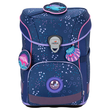 DerDieDas ErgoFlex Easy - Schulranzen Set 5tlg. 950 g (Deep Ocean) - Markenkoffer