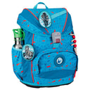 DerDieDas ErgoFlex Light Exklusiv Superflash - Schulranzen Set 5tlg. 800g (Blue Ice) - Markenkoffer