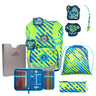 DerDieDas ErgoFlex Tiny Exklusiv Neon - Schulranzen Set 5tlg. 900g (Monster)