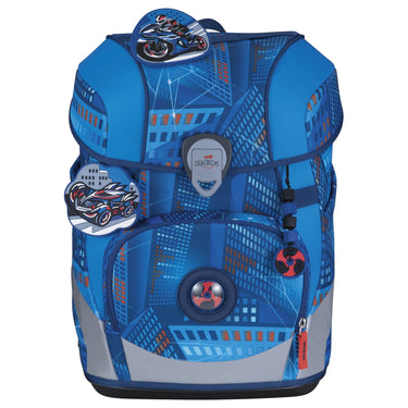 DerDieDas ErgoFlex Tiny - Schulranzen Set 5tlg. 900g (Turbo Speed) - Markenkoffer