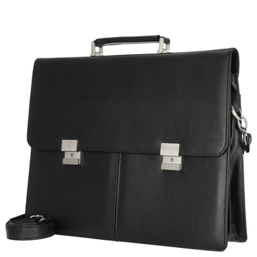 D&N Basic Line PU - Aktentasche 42 cm (schwarz) - Markenkoffer