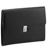 D&N Easy Business Konferenzmappe feingenarbtes PU mit Organizer 36 cm (schwarz)