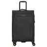 D&N Travel Line 9704 - 4-Rollen-Trolley M 68 cm erw. (black)
