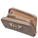 Guess Anise SLG Medium Zip - Geldbörse 4cc 14 cm (dark taupe logo) - Ansicht 2
