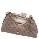 Guess Yvonne Logo Hobo - Schultertasche 32 cm (latte logo) - Ansicht 6
