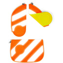 Ergobag Zubehör Cubo Light - Sicherheitsset 3tlg. (bis Modell 2018) (orange) - Markenkoffer