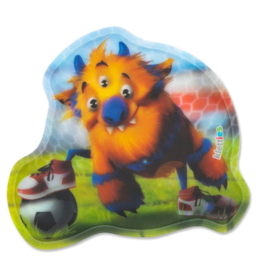 Ergobag Zubehör Klettie - Kontur (einzeln) (Monster Fußball) - Markenkoffer