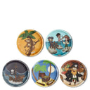 Ergobag Zubehör Klettie - Set 5 tlg. matt (Schatzjäger)