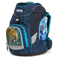 Ergobag Zubehör - Set di zip per tasche laterali 3 pezzi (Animali pericolosi)