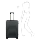 Porsche Design Roadster Hardcase - 4-Rollen-Trolley L 75 cm erw. (black matt) - Ansicht 8