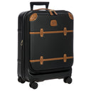 Brics Bellagio - 4-Rollen-Kabinentrolley mit Vortasche 55 cm erw. recycelt (black/tan) - Ansicht 6