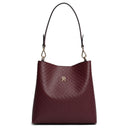 Tommy Hilfiger Icon Shoulder Bag Mono - Schultertasche 26 cm (oxblood)