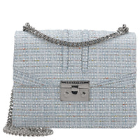 sea blue tweed