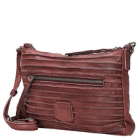 FREDsBRUDER Riffel Crossbag - Umhängetasche 27 cm (barolo red) - Ansicht 2