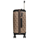 Guess Berta 22 IN - 4-Rollen-Trolley 64 cm erw. (latte loggo/brown) - Ansicht 3