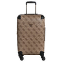 Guess Berta 22 IN - 4 - Rollen - Trolley 64 cm erw. (latte loggo/brown) - Markenkoffer
