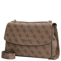 Guess Calista XBody Falp - Schultertasche 24 cm (latte logo) - Ansicht 2