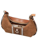 Guess Erenia Top Zip - Schultertasche 23 cm (cognac multi) - Ansicht 6