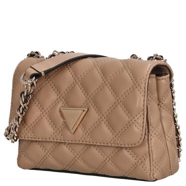 Guess Giully II 2 Compartment Convertible - Umhängetasche Mini 17 cm (beige) - Markenkoffer