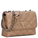 Guess Giully II 2 Compartment Convertible - Umhängetasche Mini 17 cm (beige) - Markenkoffer