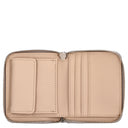 Guess Laurel II SLG Small Zip Around - Geldbörse 3cc 11 cm (dark taupe logo) - Markenkoffer