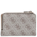 Guess Laurel II SLG Zip Around - Kreditkartenetui 4cc 12 cm (dark taupe logo) - Ansicht 4