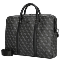 Guess Milano Laptop Bag M - Laptoptasche M 38 cm (dark black) - Markenkoffer