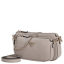 Guess Noelle II DBL Pouch - Umhängetasche 24 cm (taupe) - Markenkoffer