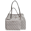 Guess Victtoria 2in1 Tote - Shopper (dark taupe logo) - Markenkoffer