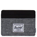 Herschel Charlie - Kreditkartenetui 4cc 10 cm RFID (raven crosshatch)