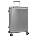 Heys Luxe - 4 - Rollen - Trolley M 66 cm erw. (silver) - Markenkoffer