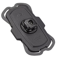 KLICKfix PhonePad Smartphone-Halterung inkl. Quad Mini Adapter 11 cm (black) - Ansicht 2