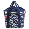 KLICKfix reisenthel Bikebasket 15 - Lenkerkorb 35 cm (signature navy)